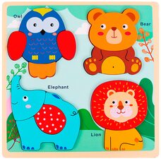 Пазл-Комби «Экзотические животные»