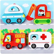 Объемные пазлы-картинки «Спецтранспорт»