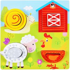 Объемные пазлы-картинки «Ферма»