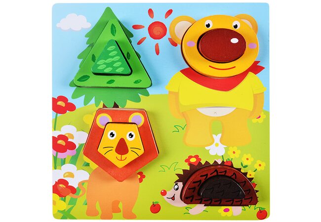 Объемные пазлы-картинки «Зоопарк»