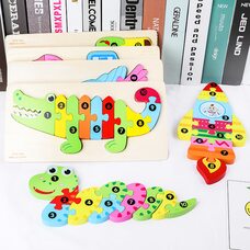 Объемные пазлы «Ассорти-цифры-буквы»