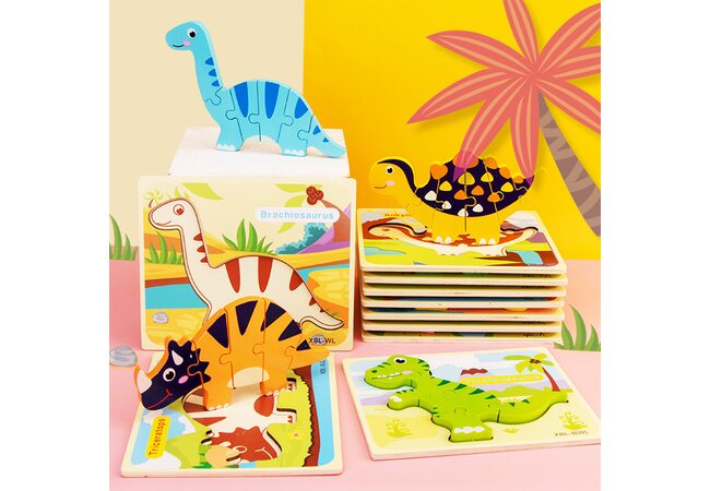 Объемные пазлы «Динозавры»