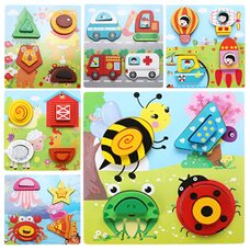 Объемные пазлы-картинки №1