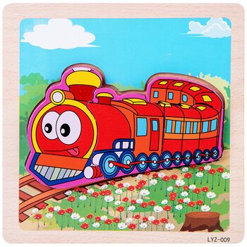 Объемный пазл «Паровозик Чухич»