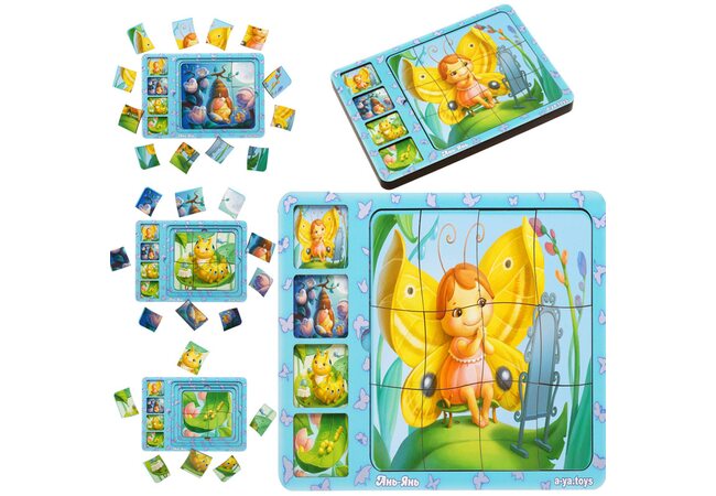 Пазл «Метелик», 4 в 1