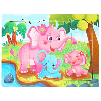 Пазл «Слони», 12 дет.