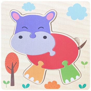 Пазлы для малышей «Бегемот»