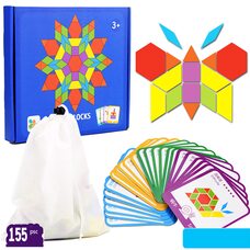 Геометрический пазл «Сложи узор», 155 дет.