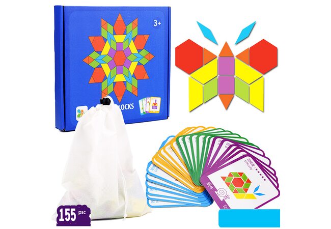 Геометрический пазл «Сложи узор», 155 дет.
