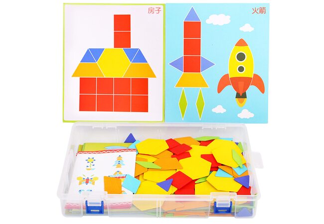 Геометрический пазл «Сложи узор», 206 дет.