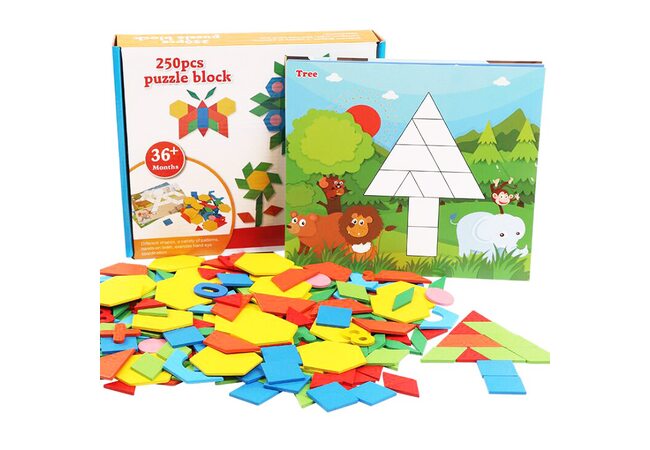 Геометрический пазл «Сложи узор», 250 дет.