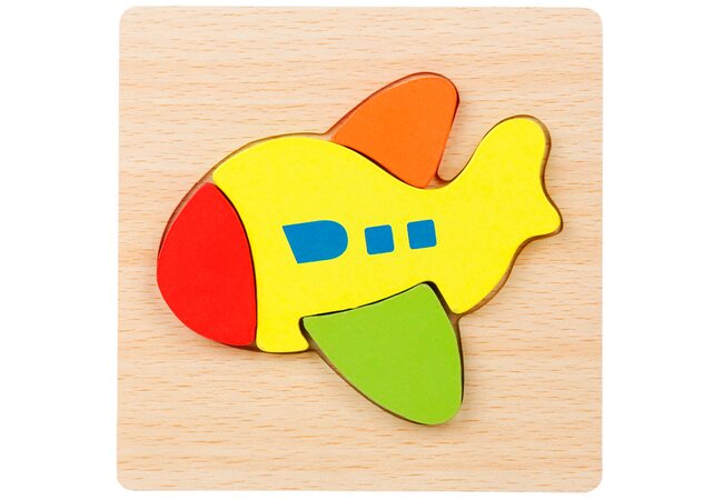 Объемный пазл-вкладыш «Самолетик»