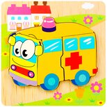 Объемный пазл-вкладыш «Скорая помощь»