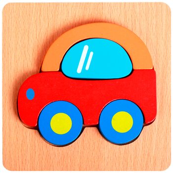 Объемный пазл-вкладыш «Авто»