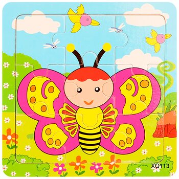 Пазл «Бабочка», 9 дет.