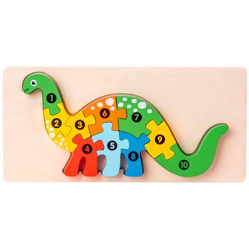 Пазл «Динозавр - 3» (цифры)