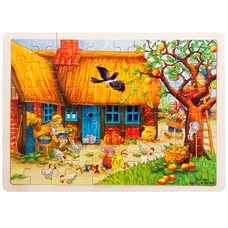 Домашние животные во дворе