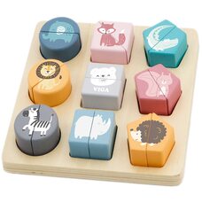 Игра «Формы. Дикие животные»