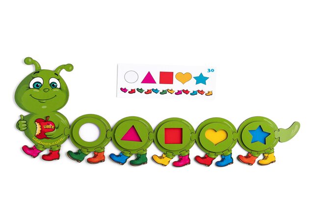 Пазл «Гусеница фигуры»