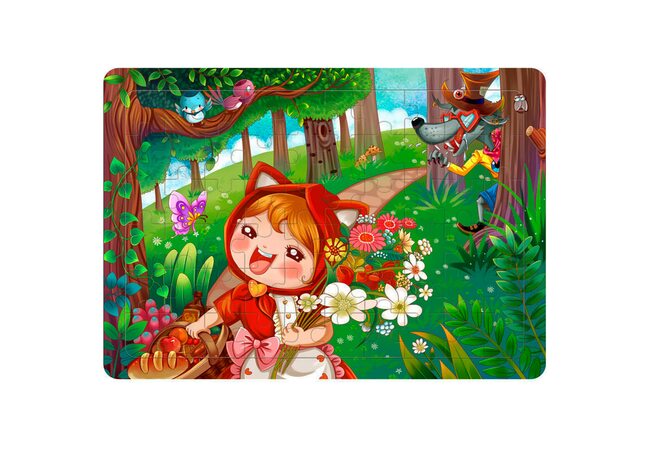 Пазл по сказке «Красная Шапочка», 60 дет.