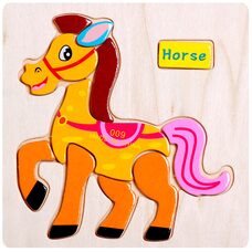 Horse-1 (пазл для малышей)