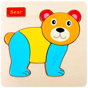 Ведмедик (пазл дитячий)