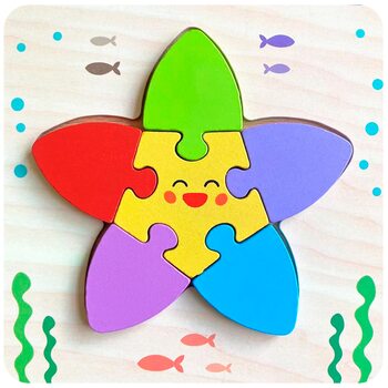 Пазл «Морская звезда», 6 дет.