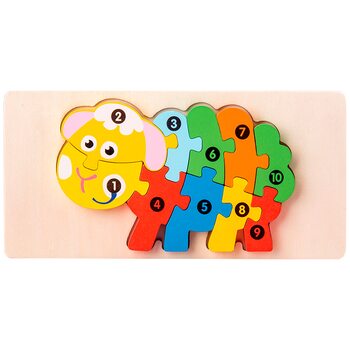 Пазл «Овечка» (цифры)