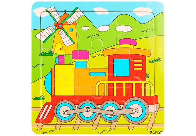 Пазл «Паровоз», 9 дет.