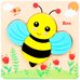 Вкладыш-пазл объемный «Пчела», 6 дет., Фото 2