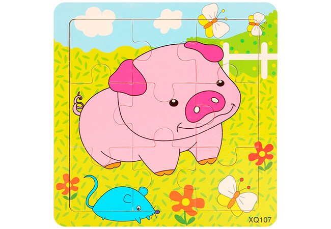 Пазл «Поросенок», 9 дет.