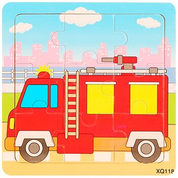Пазл «Пожарная машина», 9 дет.