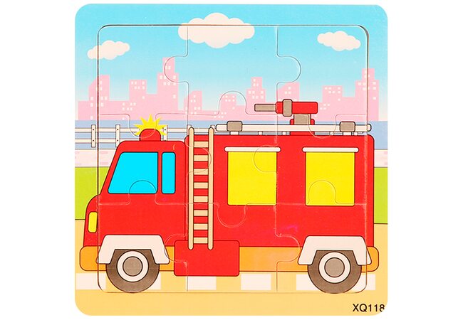 Пазл «Пожарная машина», 9 дет.