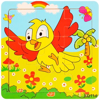 Пазл «Птичка», 9 дет.