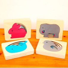 Пазлы пятислойные (больше-меньше), 5 дет.