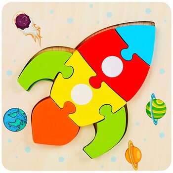 Пазл «Ракета Космос», 6 дет.