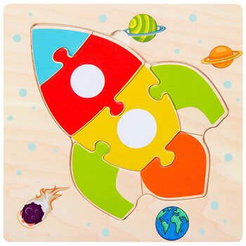 Пазлы для малышей «Ракета»