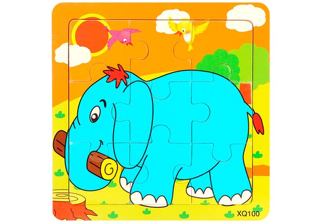 Пазл «Слон», 9 дет.