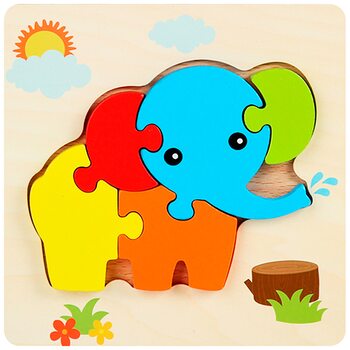 Пазл «Слоник», 5 дет.