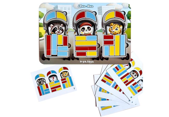 Игра «Подбери цвет. Коляски.» (mini)