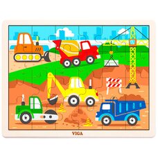 Пазл «Строительный транспорт»