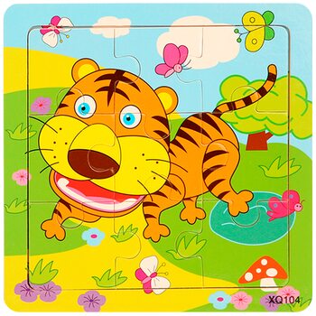Пазл «Тигр», 9 дет.
