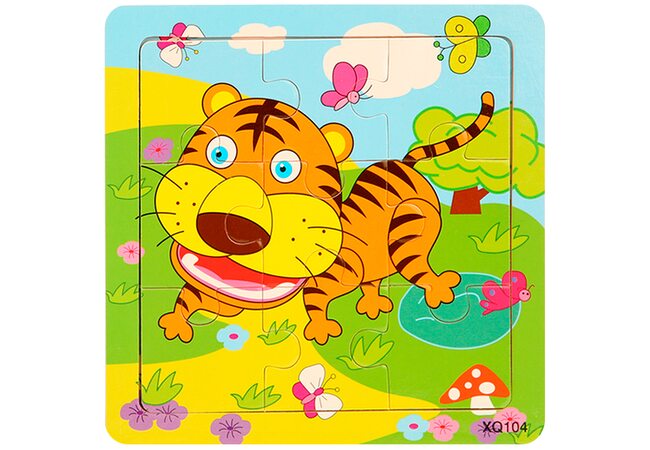 Пазл «Тигр», 9 дет.