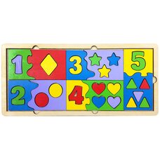 Пазл «Цифры-фигуры» от 1 до 5