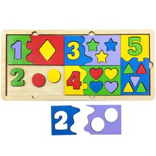 Пазл «Цифры-фигуры» от 1 до 5