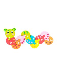 Объемный пазл «Гусеница цифры»