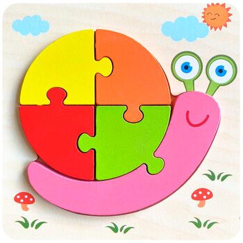 Пазл «Улиточка», 5 дет.