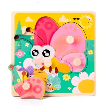 Вкладыши-пазлы «Бабочка»