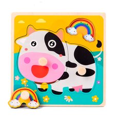 Вкладыши-пазлы «Коровка»