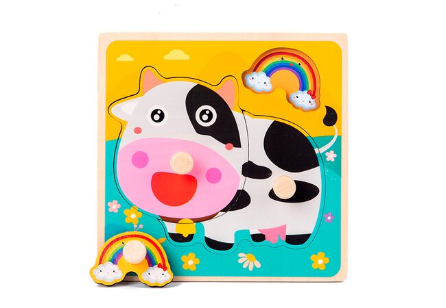 Вкладыши-пазлы «Коровка»